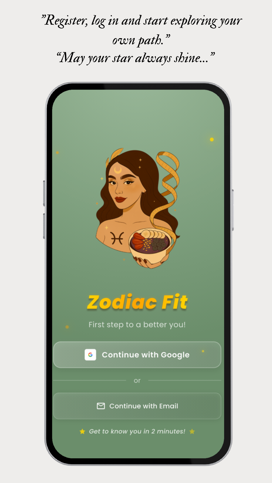 Zodiac Fit App Screenshot 3